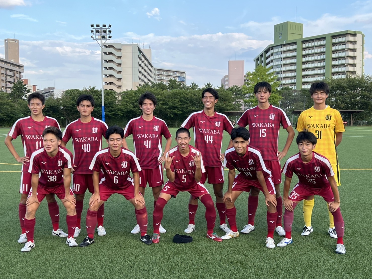 高円宮杯jfau 18サッカーリーグ22 福岡県3部リーグ上位bパート 若葉高校サッカー部公式hp